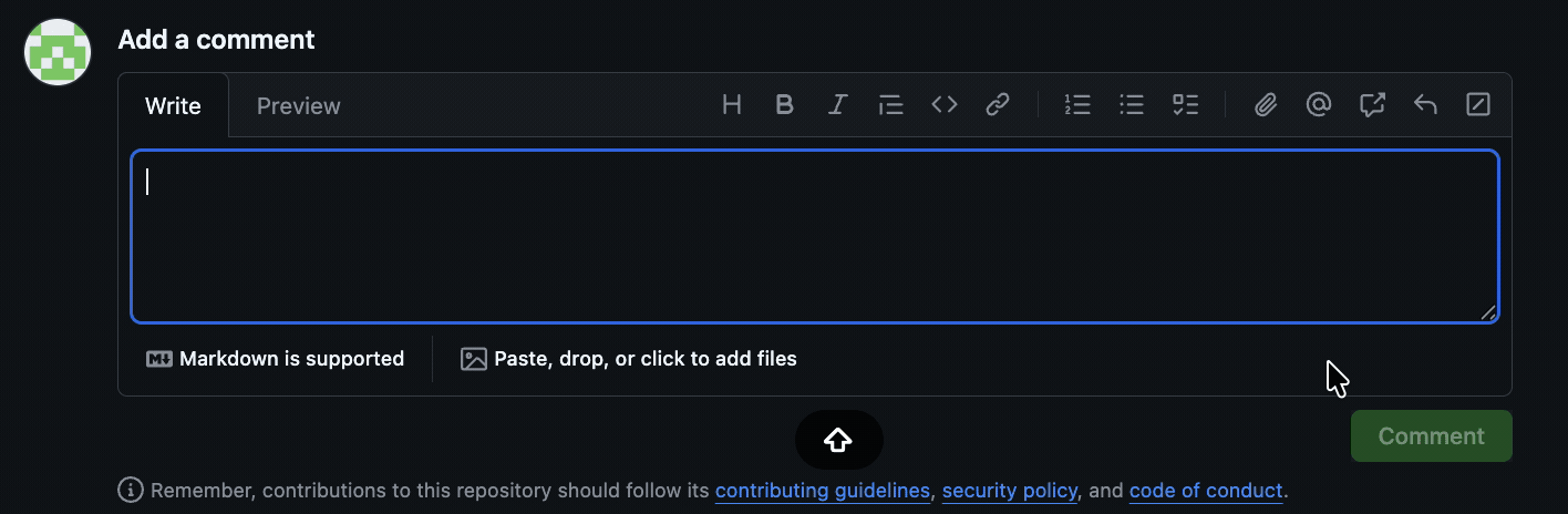 @file demo - type @/filename in GitHub comments to autocomplete file references